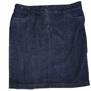 J. Crew jean skirt